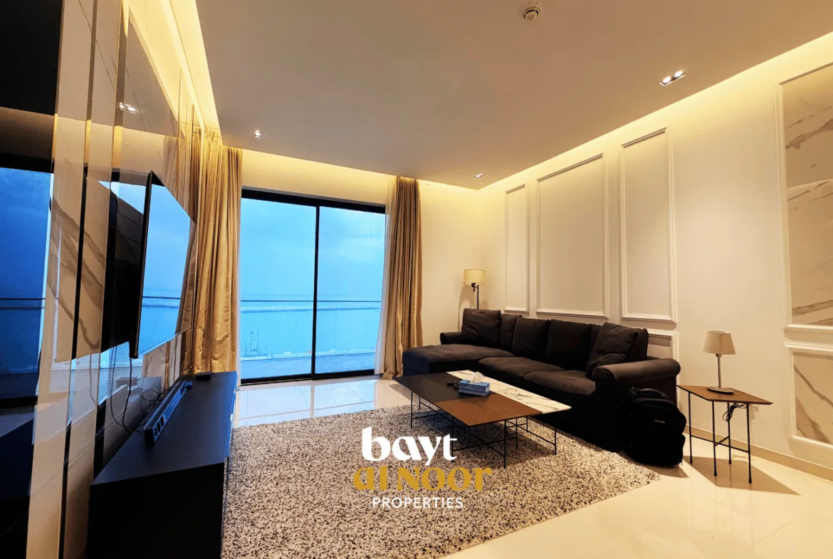 For Sale: Furnished 1-Bedroom Residential Flat with View in Al Mouj (Juman One) | REF KT5026