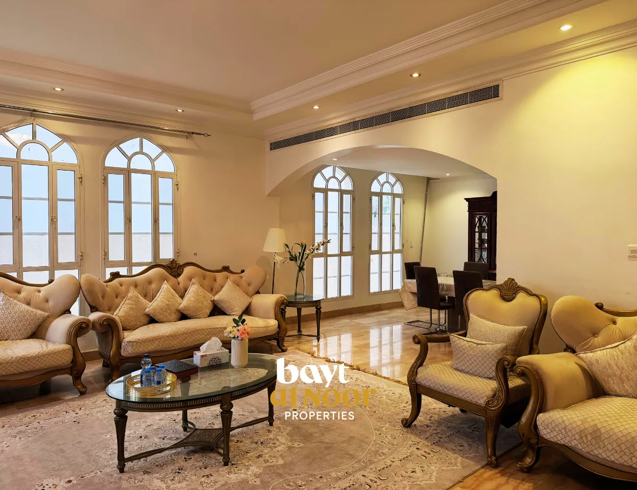 For Sale: Great Investment – 4+1 Bedroom Villa with 1st Floor Commercial Use (Beauty Salon) in Al Ghubrah South | REF HO3043
