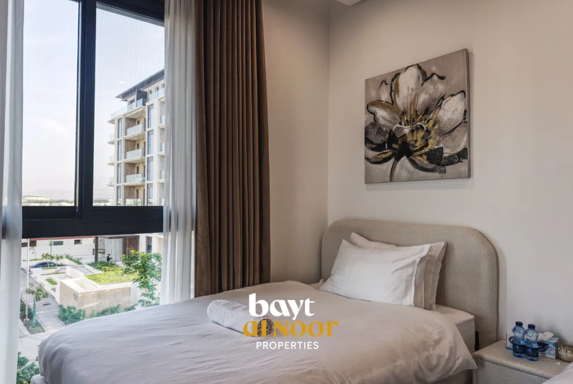 For Rent: Fully Furnished 2-Bedroom Flat in Al Mouj Lagoon Residences | REF HO3053