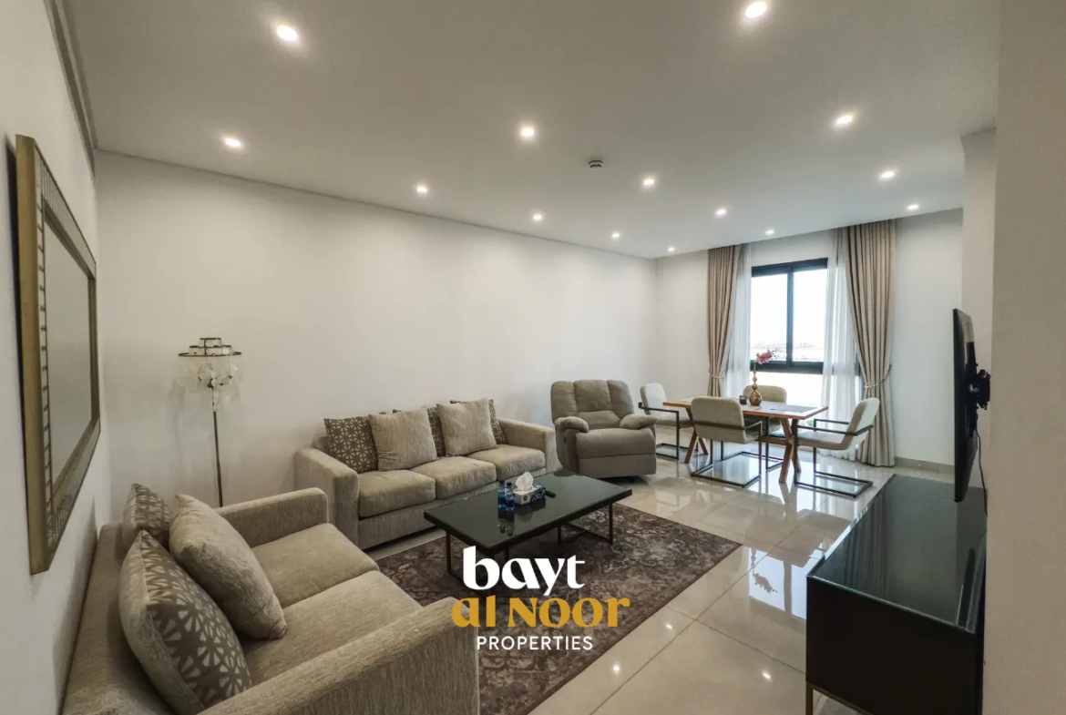For Rent: Fully Furnished 2-Bedroom Flat in Al Mouj Lagoon Residences | REF HO3053