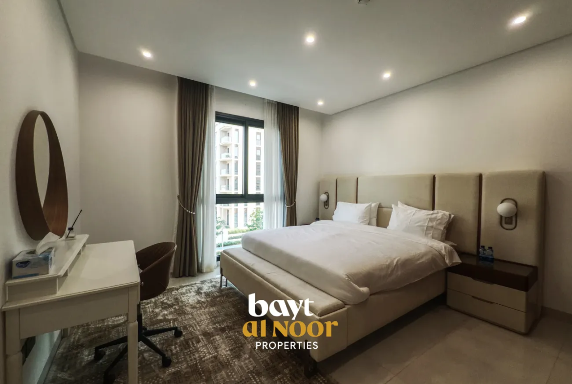 For Rent: Fully Furnished 2-Bedroom Flat in Al Mouj Lagoon Residences | REF HO3053