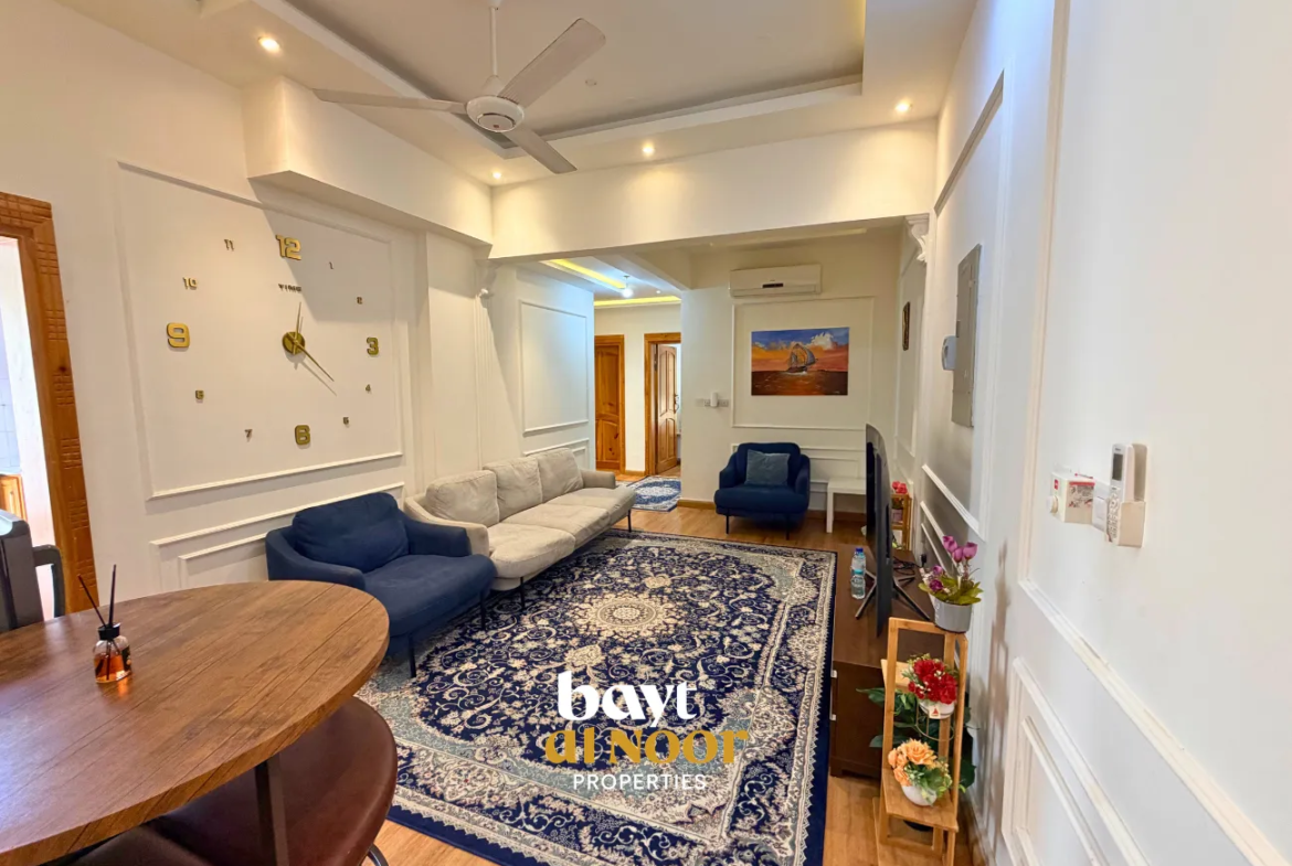 For Rent: Fully Furnished 3-Bedroom Flat in Qurum (AL Hamra Classic Home) | REF HO3036
