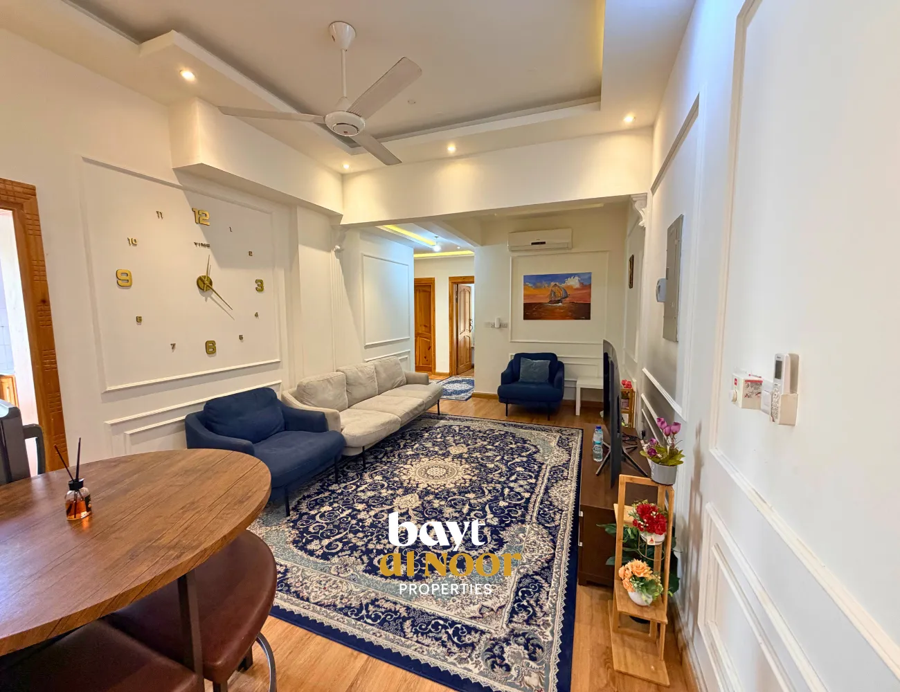 For Rent: Fully Furnished 3-Bedroom Flat in Qurum (AL Hamra Classic Home) | REF HO3036