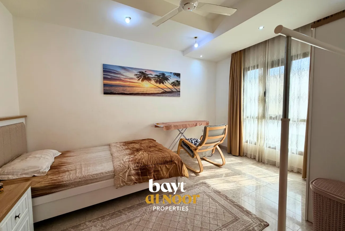 For Rent: Fully Furnished 3-Bedroom Flat in Qurum (AL Hamra Classic Home) | REF HO3036