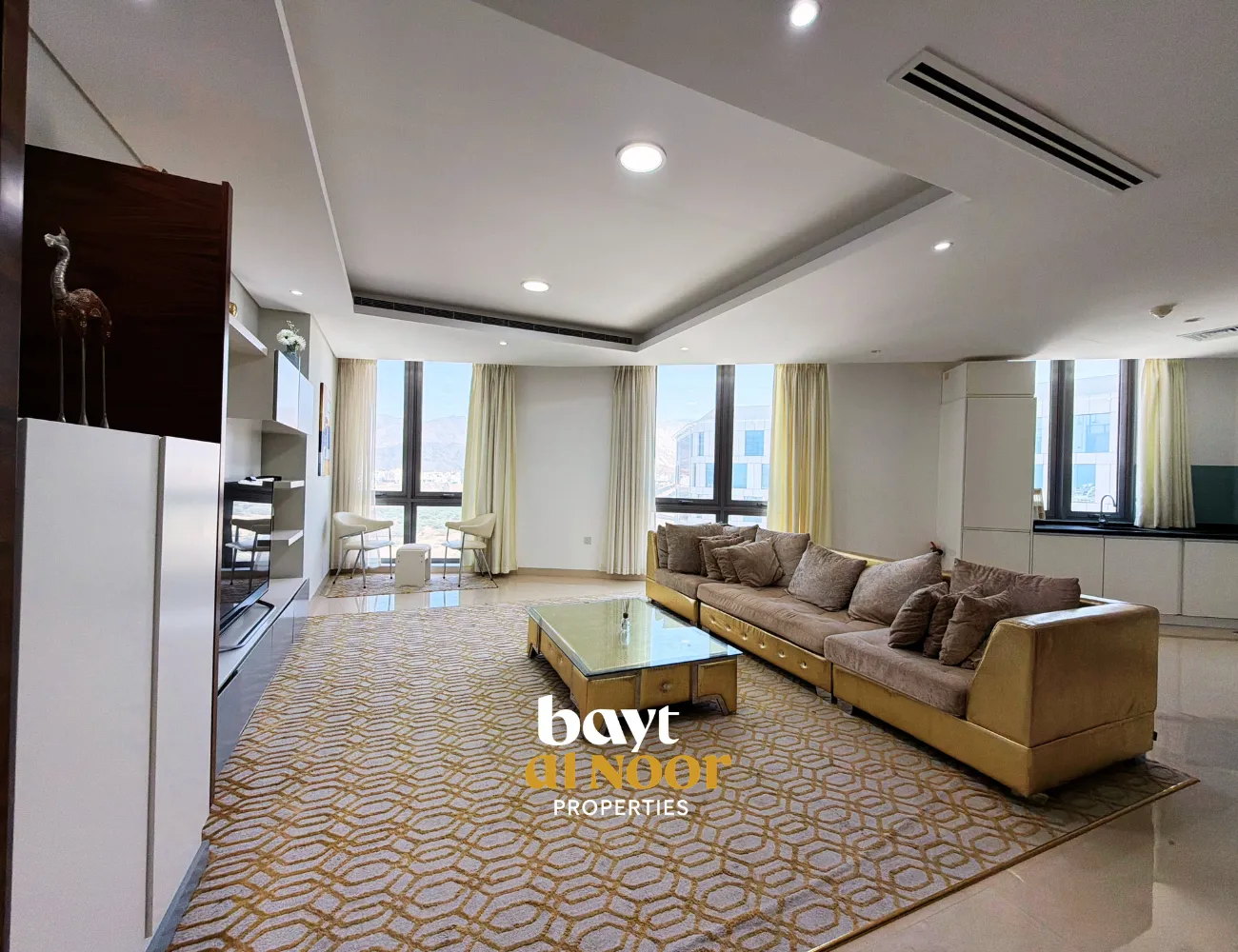 For Rent: Furnished 2-Bedroom Flat on 4th Floor in Al Khuwair South (Grand Mall) | REF HO3059