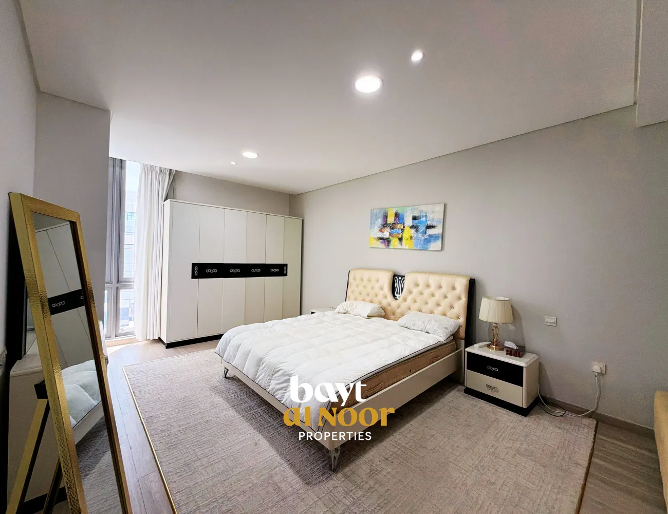 For Rent: Furnished 2-Bedroom Flat on 4th Floor in Al Khuwair South (Grand Mall) | REF HO3059