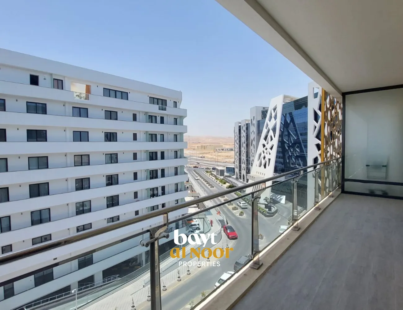 For Rent: 2-Bedroom Flat on 7th Floor in Muscat Hills (BLV Tower) | REF HO3062
