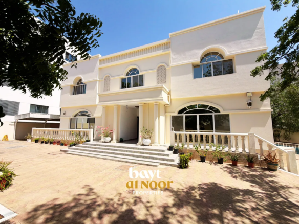 For Rent: Luxury Standalone 5+3 Bedroom Villa on Spacious Plot in Qurum | REF HO3065