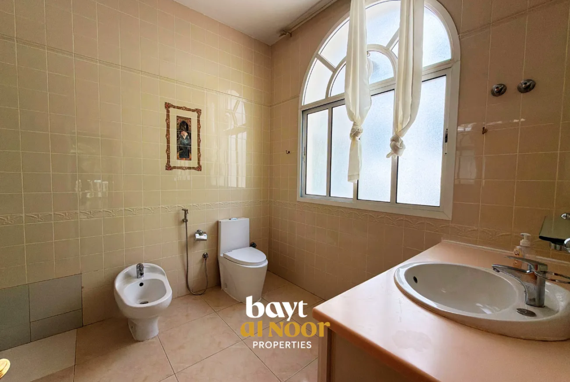 For Rent: Luxury Standalone 5+3 Bedroom Villa on Spacious Plot in Qurum | REF HO3065