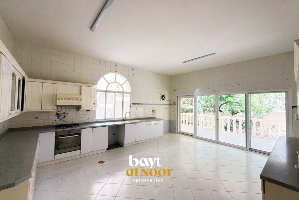 For Rent: Luxury Standalone 5+3 Bedroom Villa on Spacious Plot in Qurum | REF HO3065