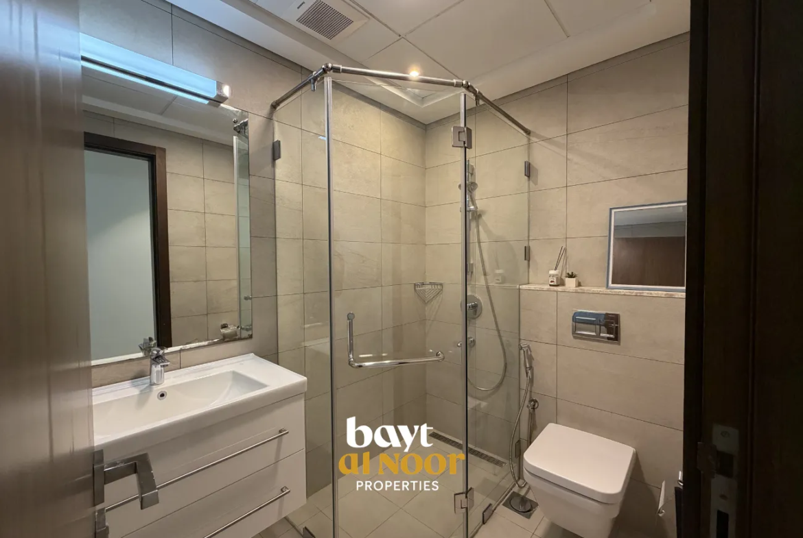 For Rent: Furnished 3-Bedroom Flat on 4th Floor with Underground Parking in Muscat Hills | REF HO3066