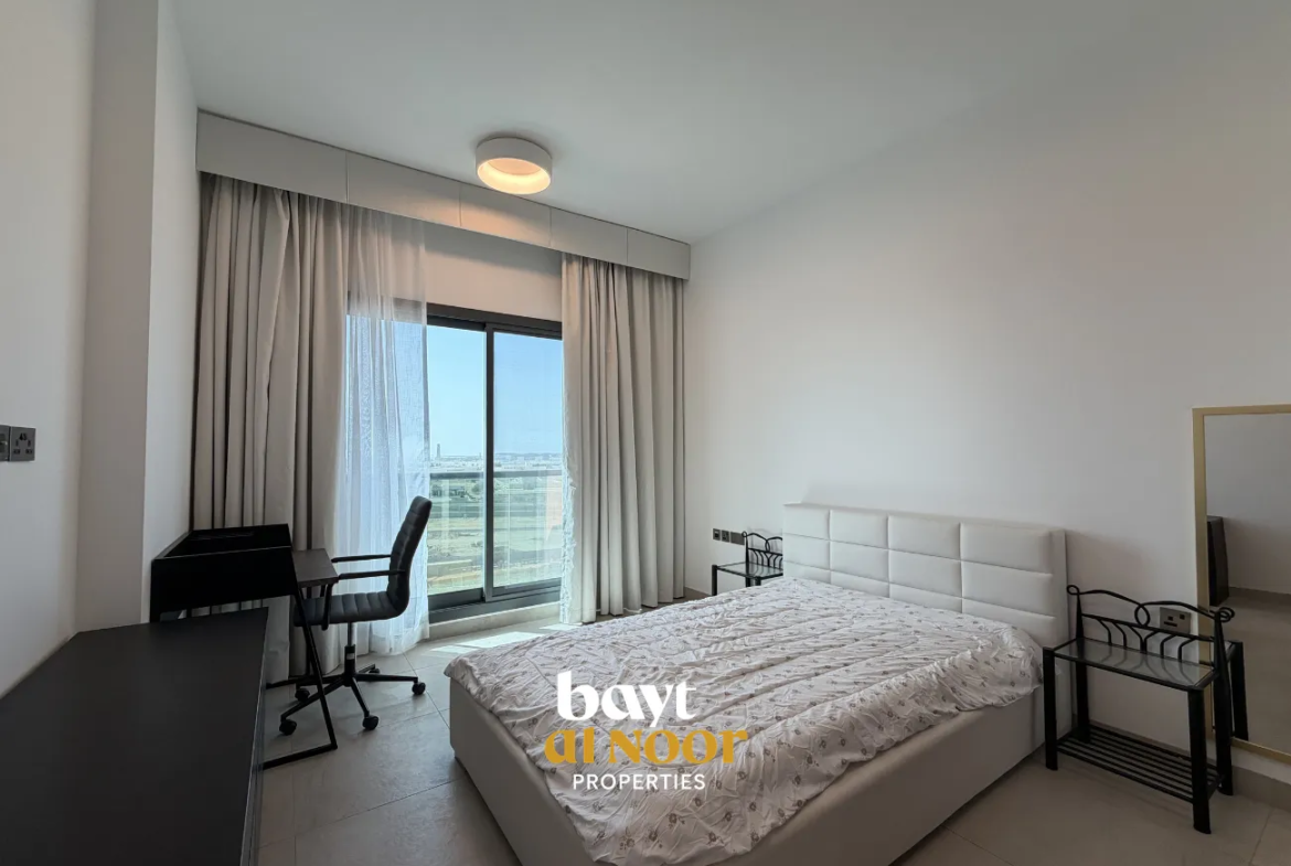 For Rent: Furnished 3-Bedroom Flat on 4th Floor with Underground Parking in Muscat Hills | REF HO3066