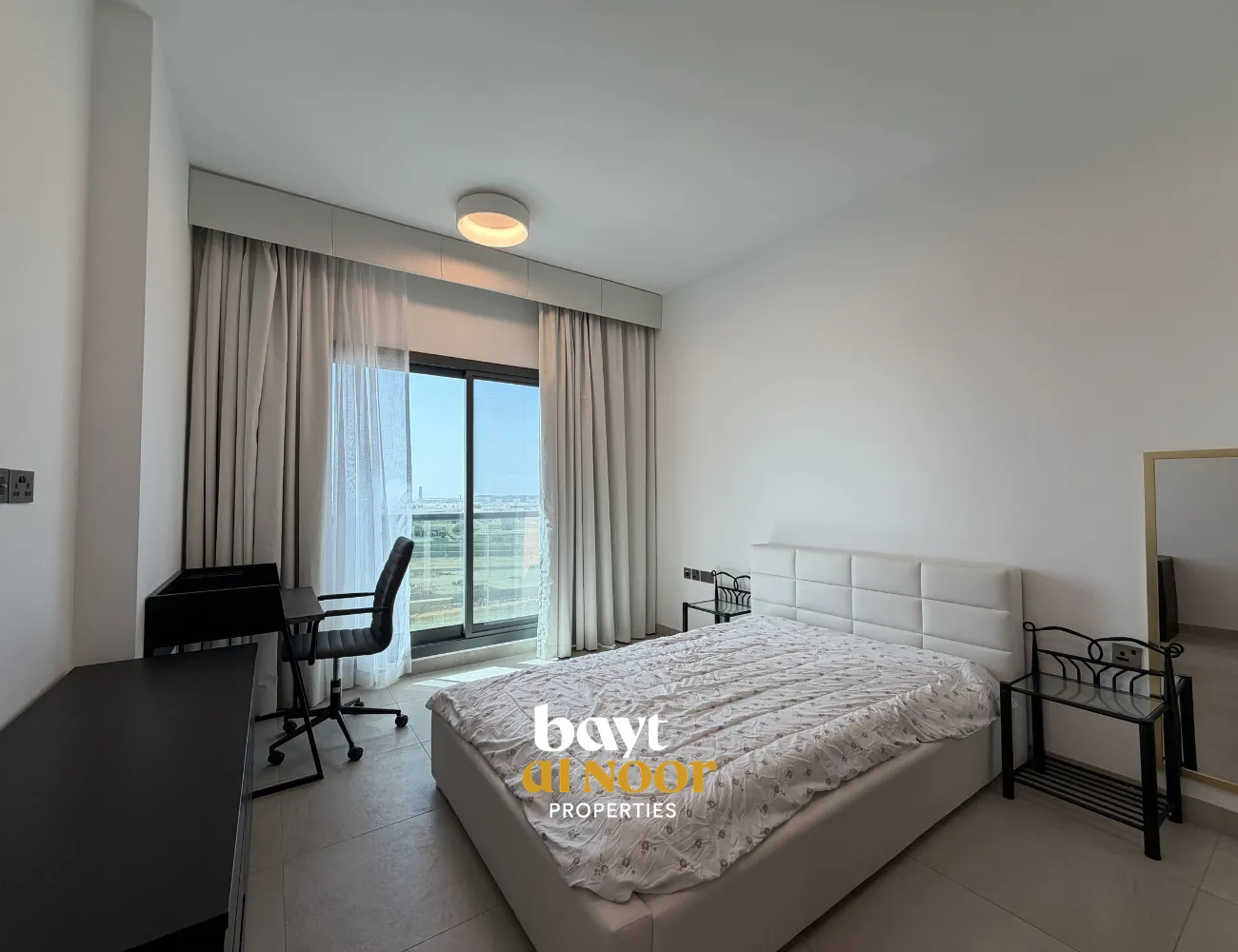 For Rent: Furnished 3-Bedroom Flat on 4th Floor with Underground Parking in Muscat Hills | REF HO3066