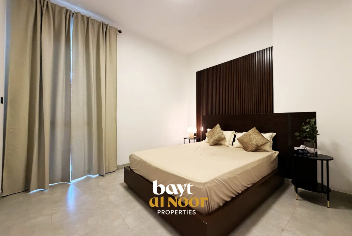 For Rent: Fully Furnished 1-Bedroom Flat in Muscat Hills (Hills Avenue) | REF KT5032
