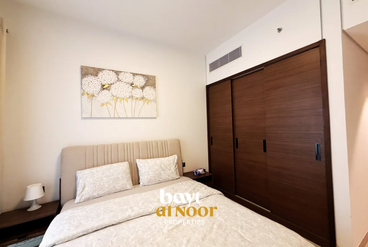 For Rent: Fully Furnished 1-Bedroom Flat in Muscat Hills (Hills Avenue) | REF KT5033