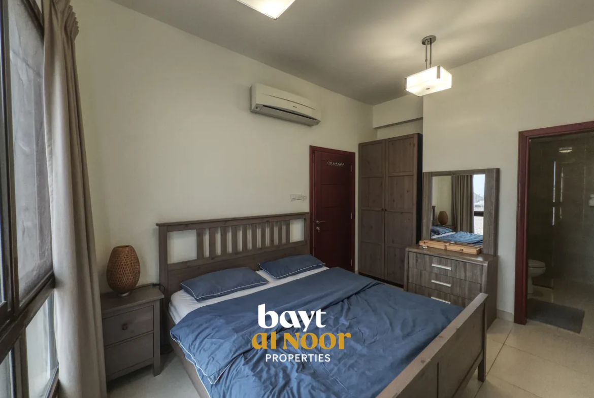 For Rent: Fully Furnished 1-Bedroom Flat Near Qurum Park  | REF WT2149