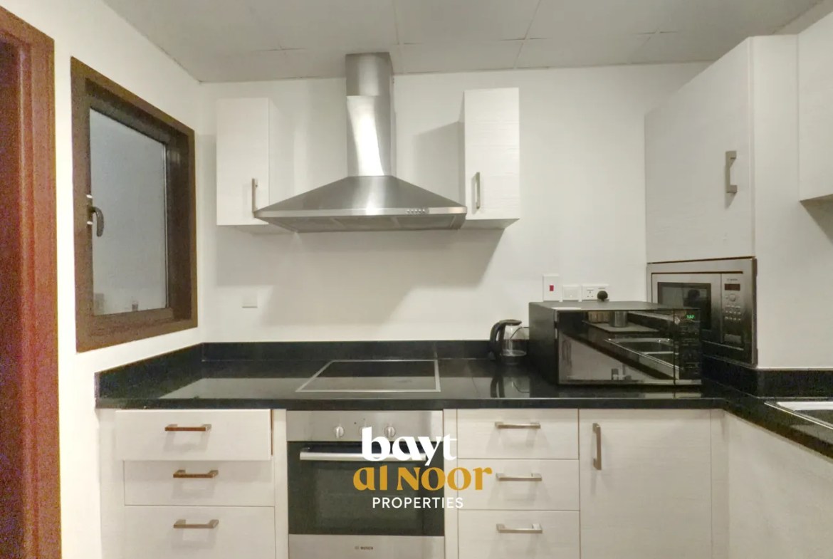 For Rent: Fully Furnished 1-Bedroom Flat Near Qurum Park  | REF WT2149