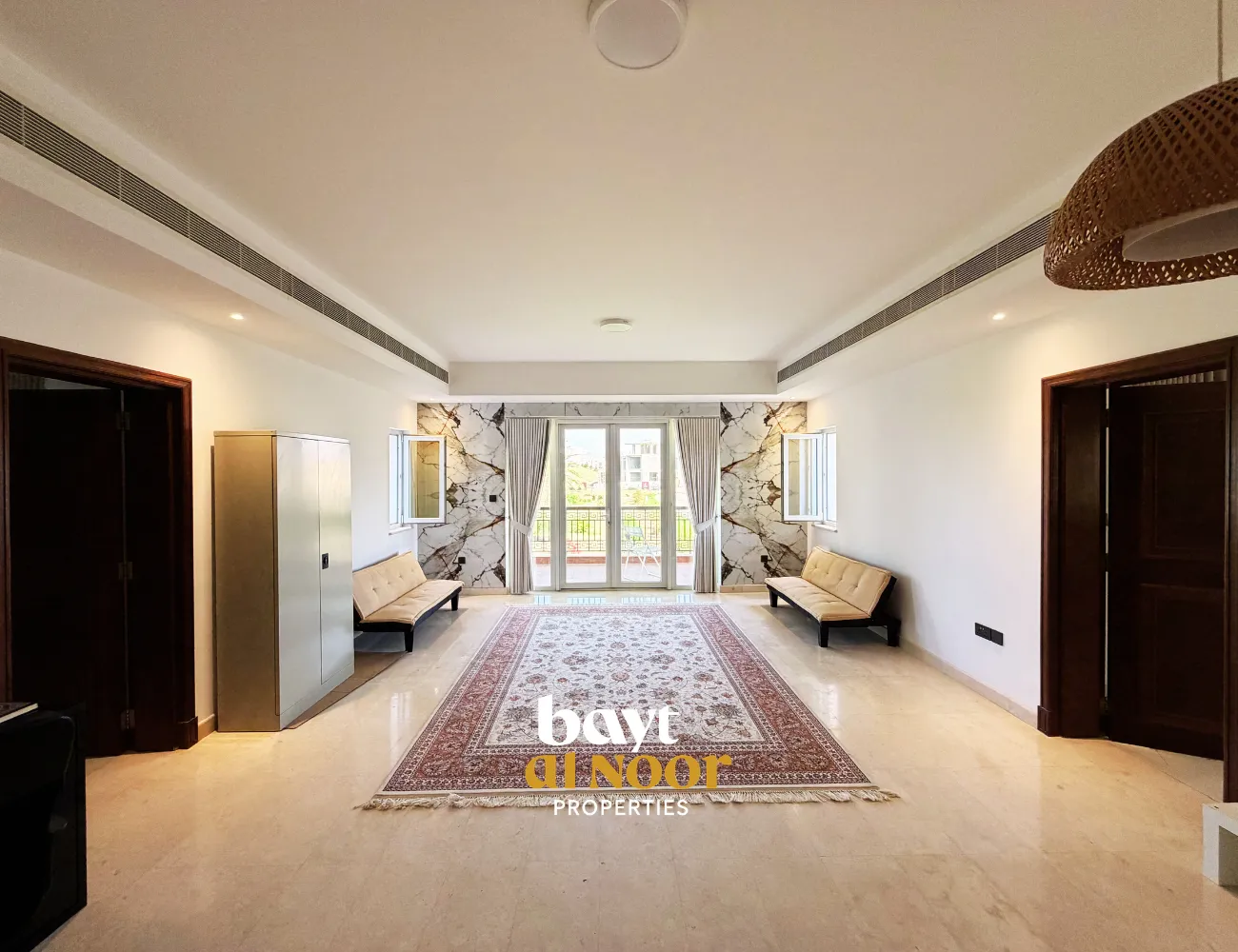For Rent: Semi-Furnished 2-Bedroom Flat in Muscat Hills (Golf Hills) | REF WT2151