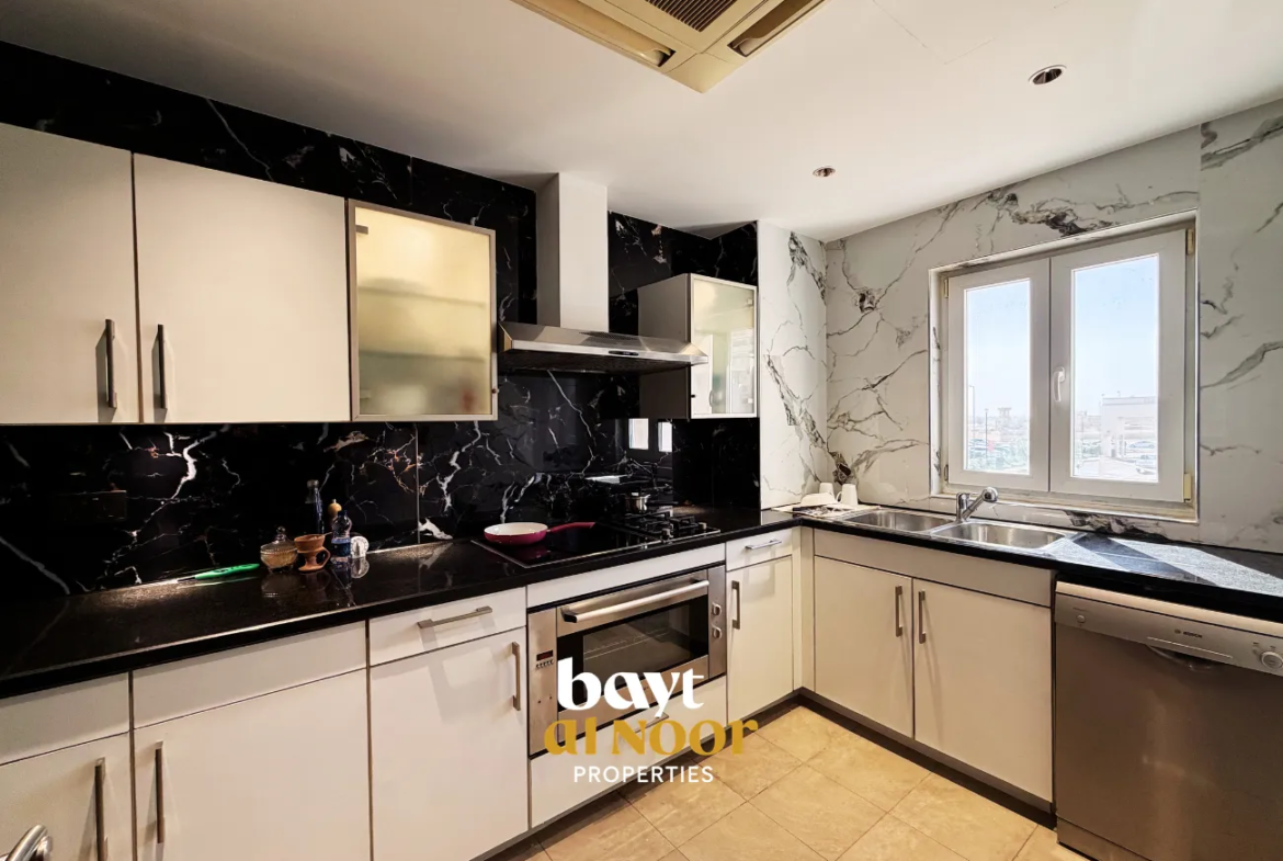 For Rent: Semi-Furnished 2-Bedroom Flat in Muscat Hills (Golf Hills) | REF WT2151