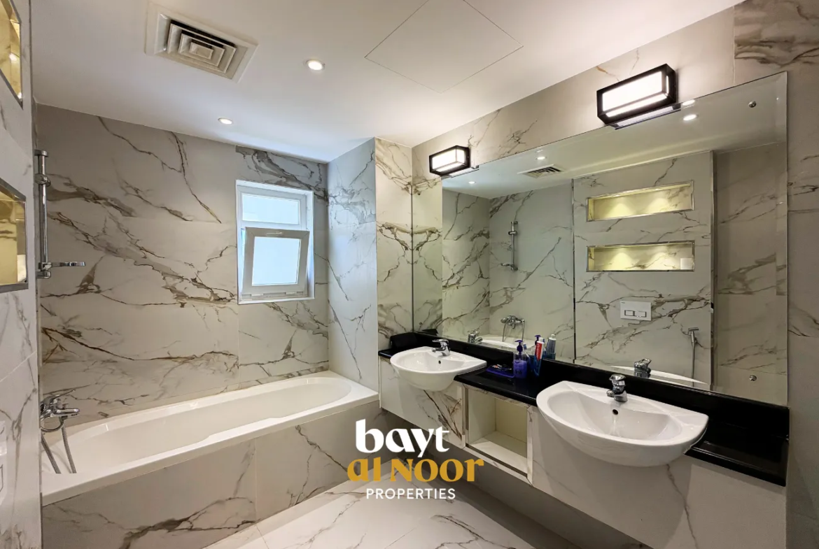 For Rent: Semi-Furnished 2-Bedroom Flat in Muscat Hills (Golf Hills) | REF WT2151