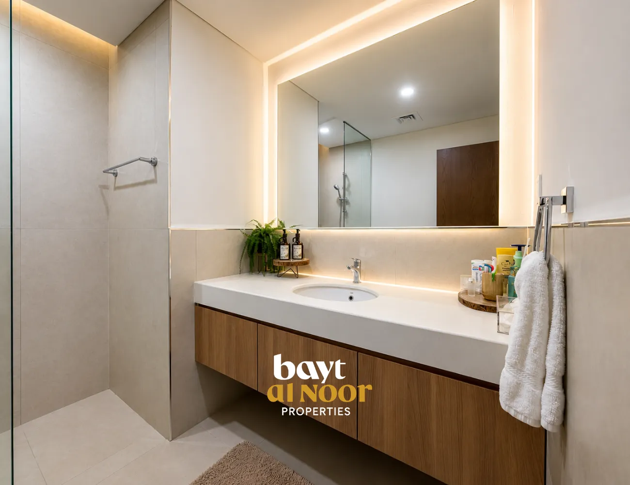 For Rent: Fully Furnished 1+1 Bedroom Waterfront Apartment in Shatti Al Qurum | REF ST101