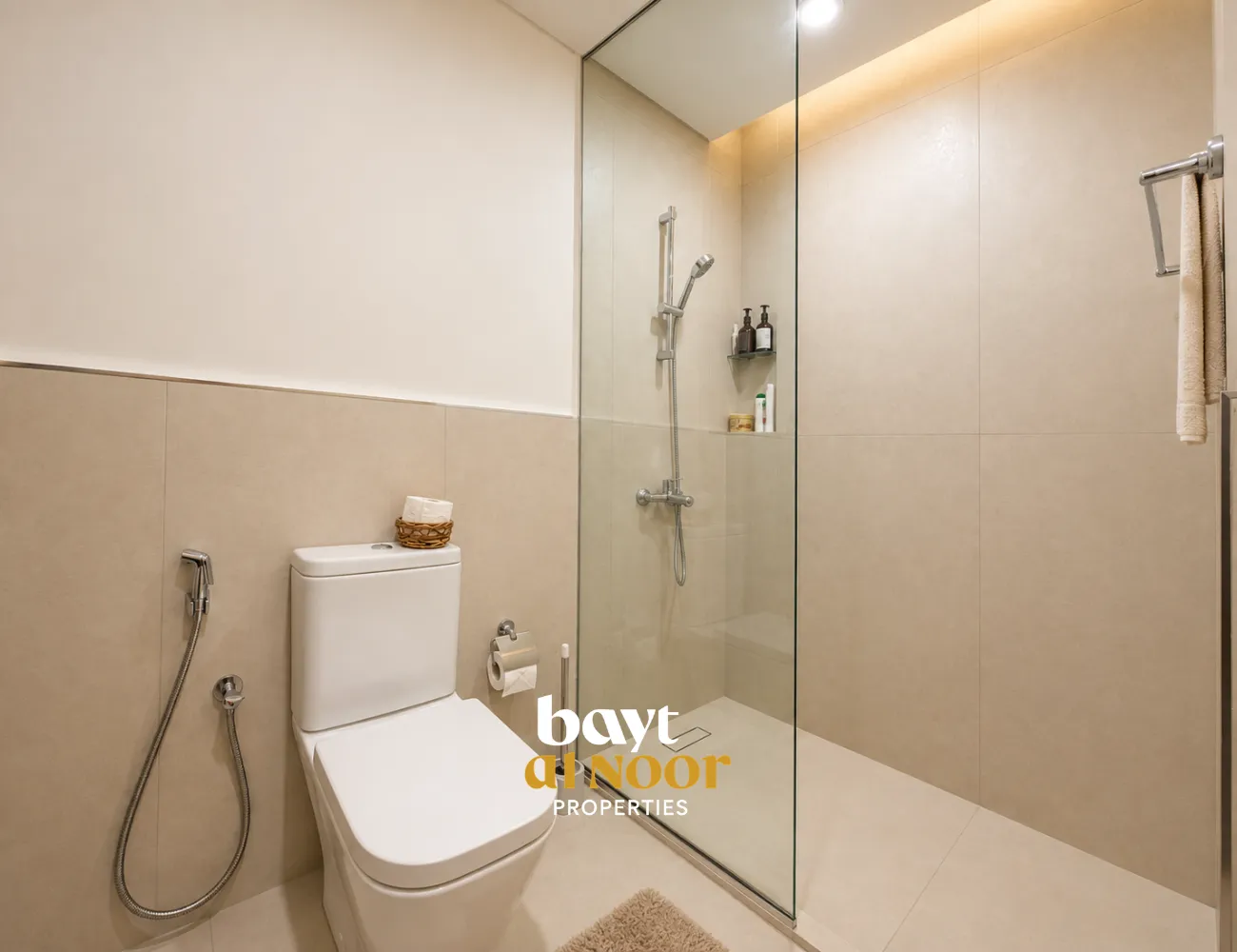 For Rent: Fully Furnished 1+1 Bedroom Waterfront Apartment in Shatti Al Qurum | REF ST101