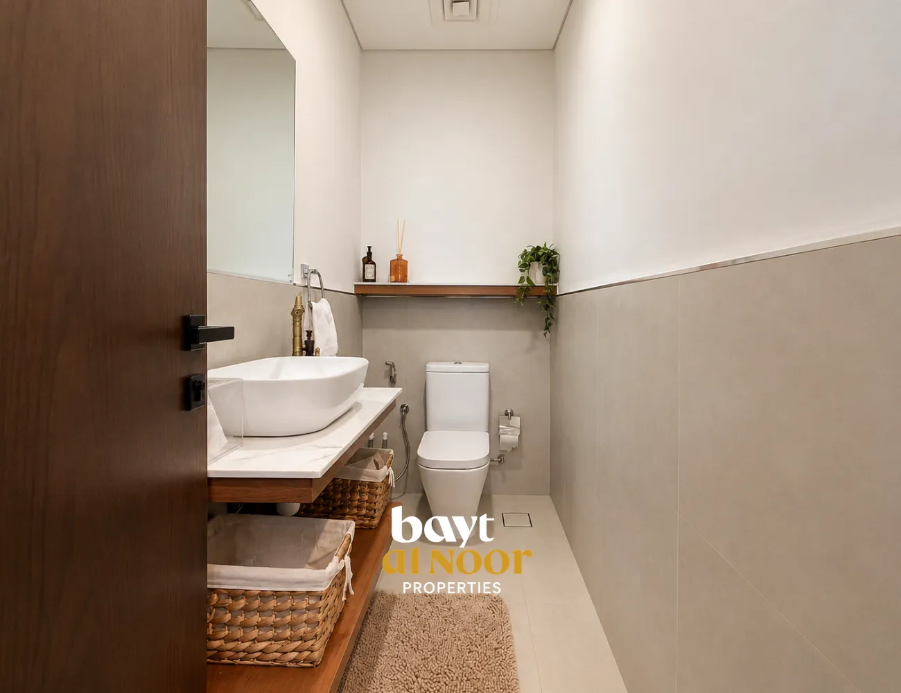 For Rent: Fully Furnished 1+1 Bedroom Waterfront Apartment in Shatti Al Qurum | REF ST101