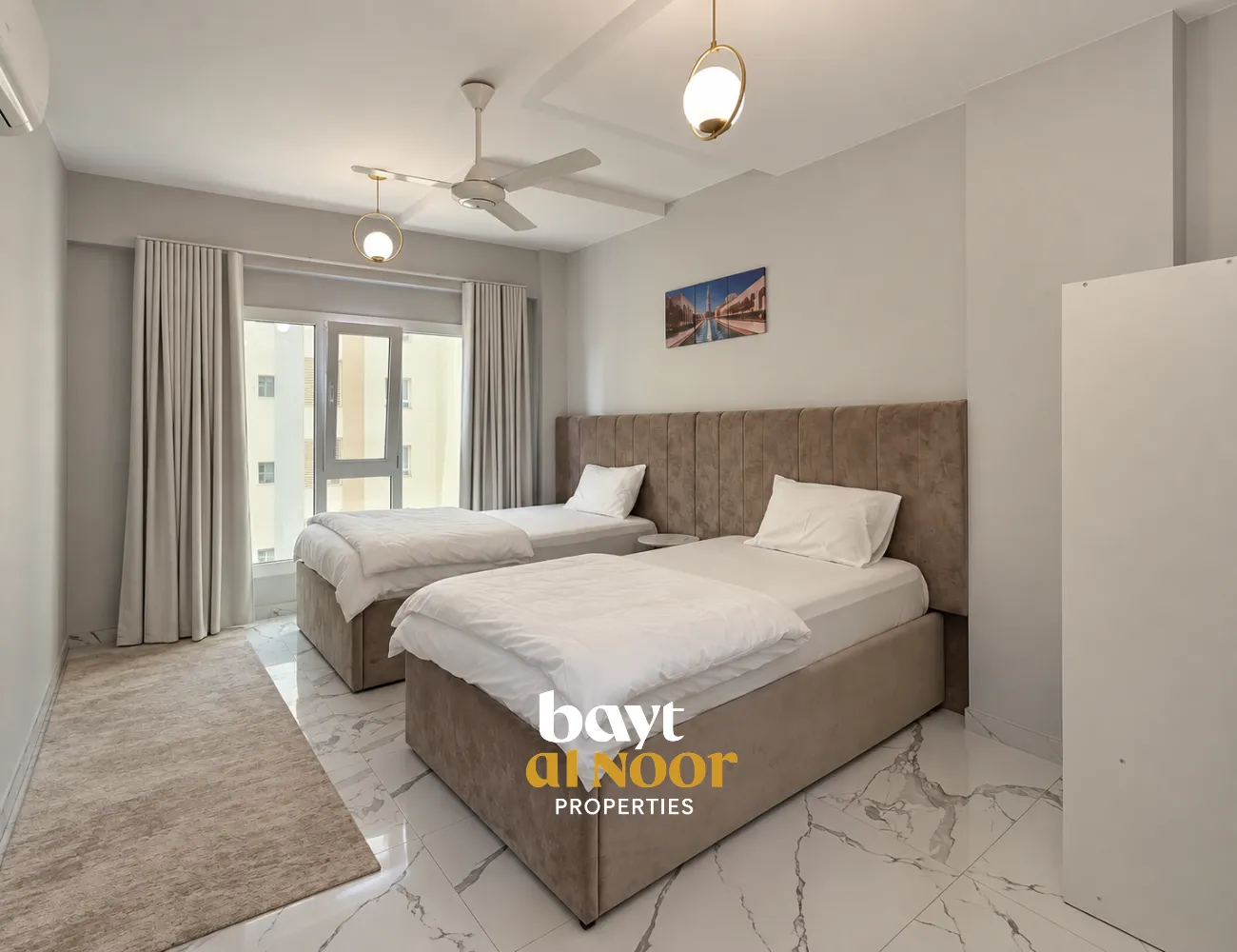 For Rent: Furnished 2-Bedroom Flat in Ghubrah South | REF HO3093