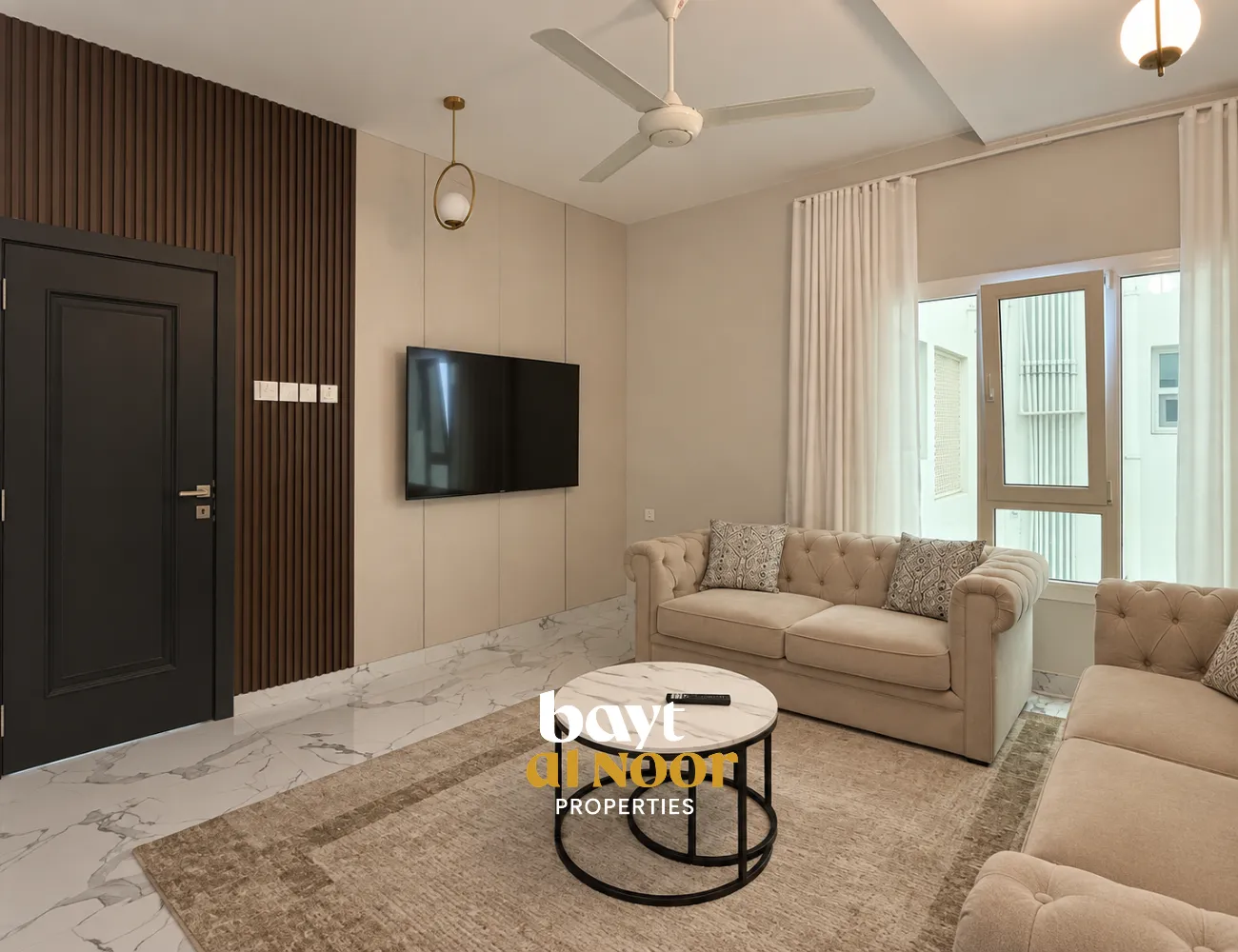 For Rent: Furnished 2-Bedroom Flat in Ghubrah South | REF HO3093