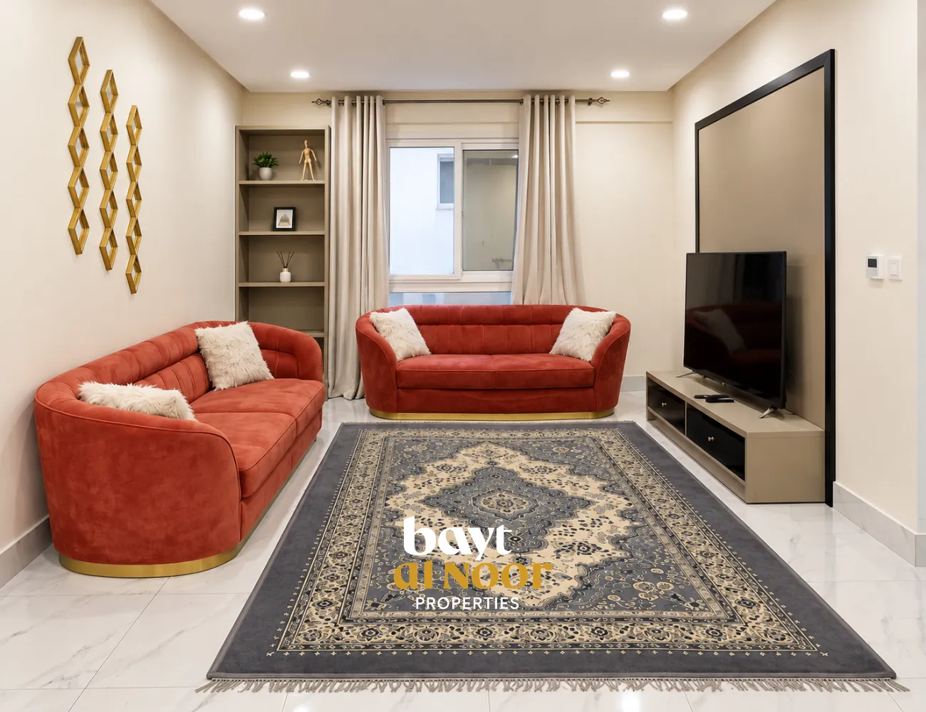 For Rent: Spacious Furnished 2-Bedroom Flat in Ghubrah North | REF HO3098